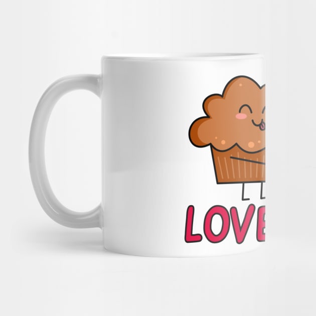 Love Muffin Kawaii Style by Disocodesigns